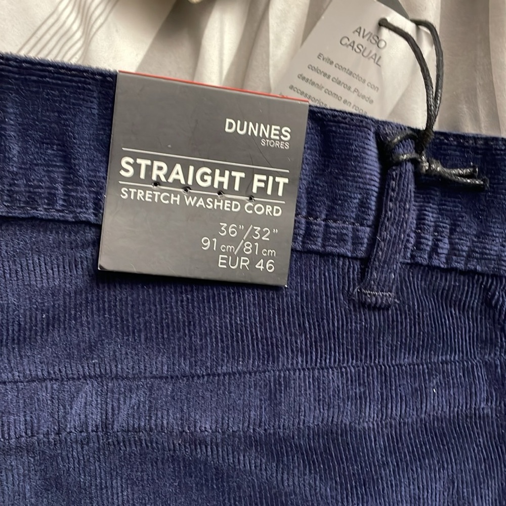 3  brand new pairs navy blue cord - Picture 2 of 5